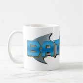 Batman | Blue Name Logo Kaffeetasse (Links)