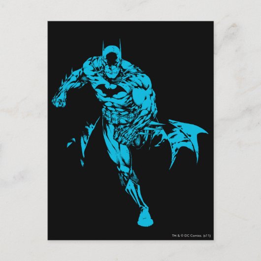 Batman Blue Postkarte (Vorderseite)