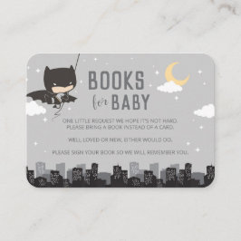 Batman Books for Baby | Babyduschkarte Platzkarte