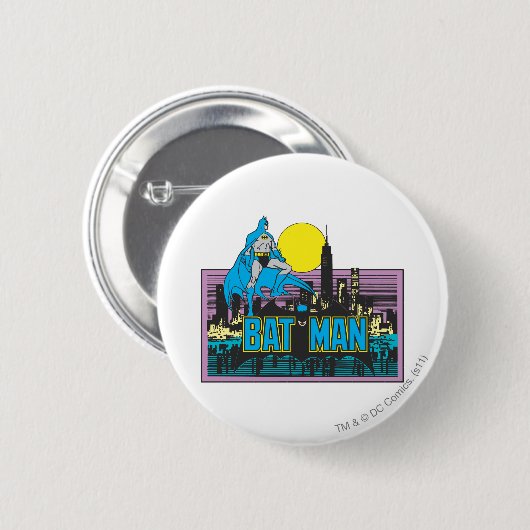 Batman & Briefe Button (Vorne & Hinten)