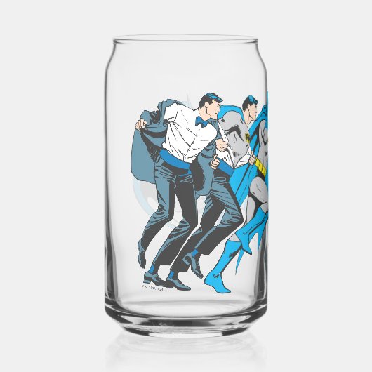 Batman/Bruce Transformation Dosenglas (Vorderseite)