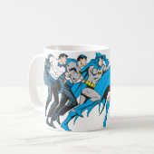 Batman/Bruce Transformation Kaffeetasse (Vorderseite Links)
