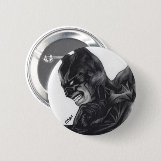 Batman ~ Bruce Wayne Button (Vorne & Hinten)