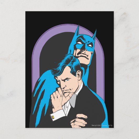 Batman/Bruce Wayne Postkarte (Vorderseite)