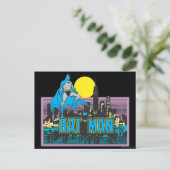 Batman & Buchstaben Postkarte (Stehend Vorderseite)