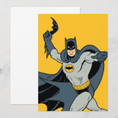 Batman Bumerang Einladung (Vorne/Hinten)