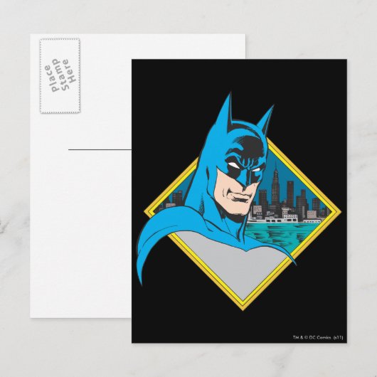 Batman Bust Postkarte (Vorne/Hinten)