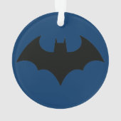 Batman Button Ornament (Rückseite)