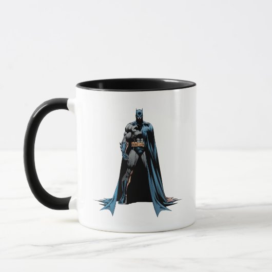 Batman cape over one side tasse (Links)