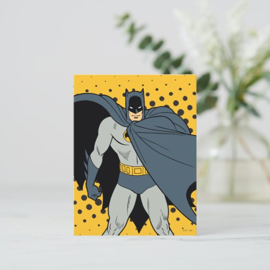 Batman Cape Postkarte (Stehend Vorderseite)