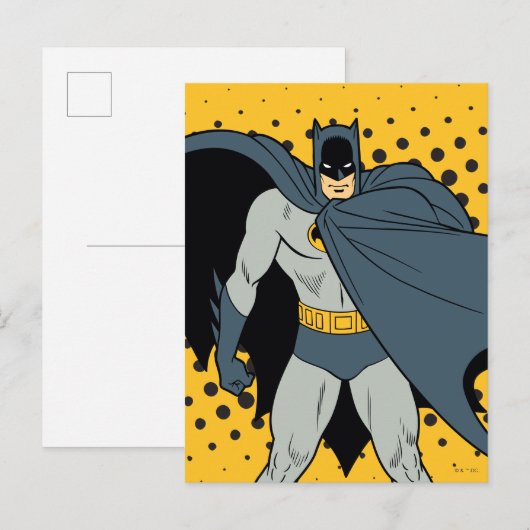 Batman Cape Postkarte (Vorne/Hinten)