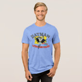 Batman Caped Crime Fighter Tri-Blend Shirt (Vorderseite voll)