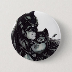 Batman & Catwoman ~ Bruce Wayne & Selina Kyle Button