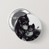 Batman & Catwoman ~ Bruce Wayne & Selina Kyle Button (Vorne & Hinten)