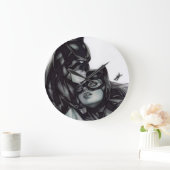 Batman & Catwoman ~ Bruce wayne & Selina Kyle Große Wanduhr (Zuhause)