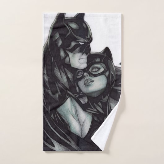 Batman & Catwoman ~ Bruce wayne & Selina Kyle Handtuch (Handtuch)