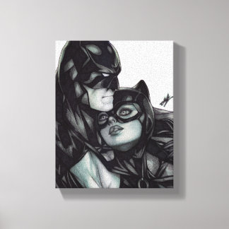 Batman & Catwoman ~ Bruce wayne & Selina Kyle Leinwanddruck