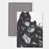 Batman & Catwoman ~ Bruce wayne & Selina Kyle Magnet (Vorderseite/Rückseite)
