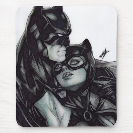 Batman & Catwoman ~ Bruce wayne & Selina Kyle Mousepad (Vorne)