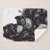 Batman & Catwoman ~ Bruce wayne & Selina Kyle Sherpadecke (Vorderseite (Horizontal))