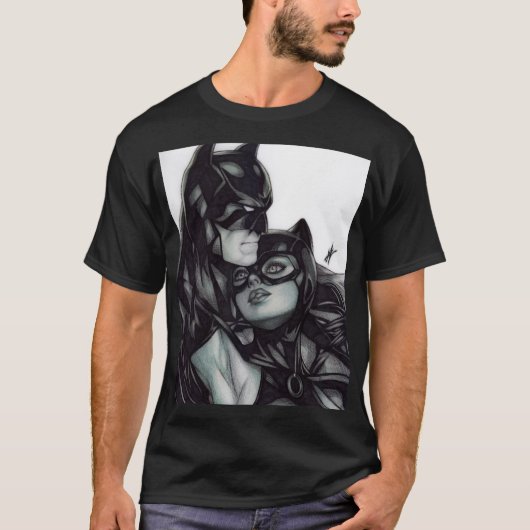 Batman & Catwoman ~ Bruce wayne & Selina Kyle T-Shirt (Vorderseite)