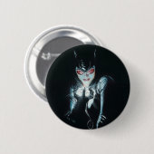 Batman Catwoman Faces of Evil Cover Illustration Button (Vorne & Hinten)