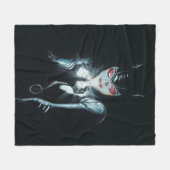 Batman Catwoman Faces of Evil Cover Illustration Fleecedecke (Vorderseite (Horizontal))