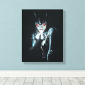 Batman Catwoman Faces of Evil Cover Illustration Leinwanddruck (Insitu (Holzboden))