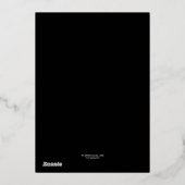 Batman | Chalkboard Happy Birthday Folieneinladung (Rückseite)