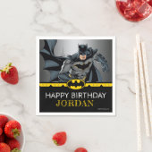 Batman | Chalkboard Happy Birthday Serviette (Beispiel)