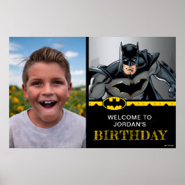 Batman | Chalkboard Happy Birthday Welcome Foto Poster