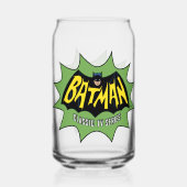 Batman Classic TV-Serien-Logo Dosenglas (Rückseite)