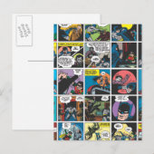 Batman Comic Panel 5x5 Postkarte (Vorne/Hinten)