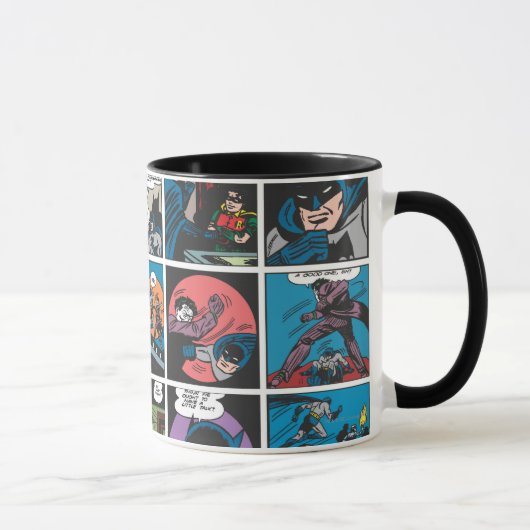 Batman Comic Panel 5x5 Tasse (Rechts)