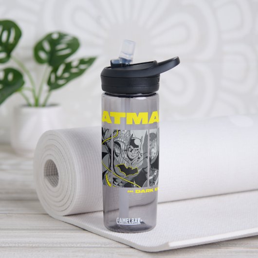 Batman-Comic-Tri-Panel-Grafik Trinkflasche (Yoga)