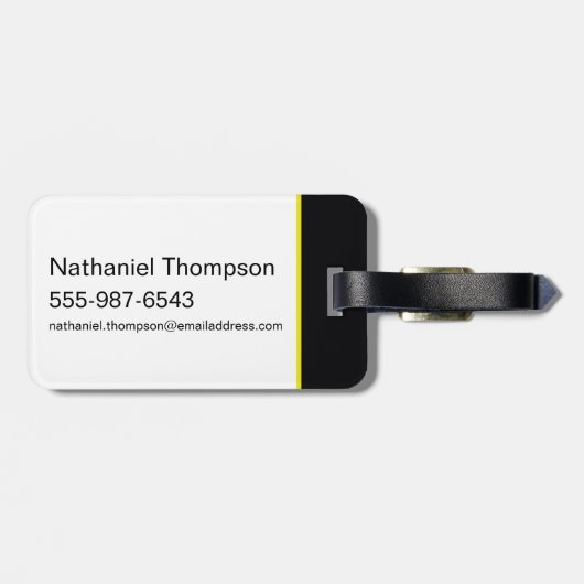 Batman Comic Tri-Panel Graphic Gepäckanhänger (Rückseite horizontal)