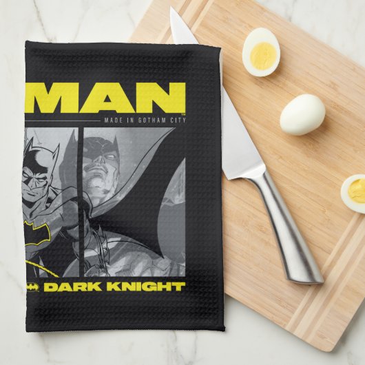 Batman Comic Tri-Panel Graphic Geschirrtuch (Viertel Falte)