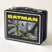 Batman Comic Tri-Panel Graphic Metall Brotdose (Rückseite)