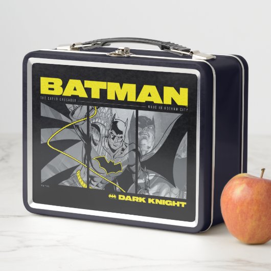 Batman Comic Tri-Panel Graphic Metall Brotdose (Beispiel)