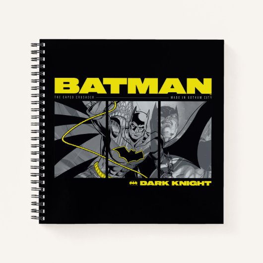 Batman Comic Tri-Panel Graphic Notizblock (Vorderseite)