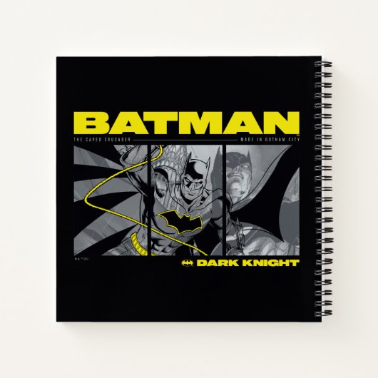 Batman Comic Tri-Panel Graphic Notizblock (Rückseite)