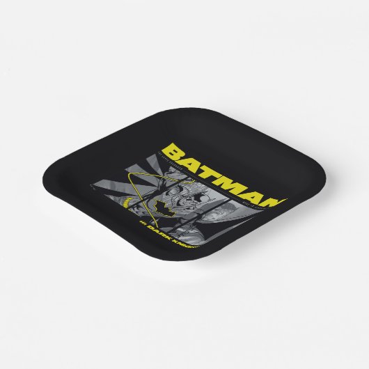 Batman Comic Tri-Panel Graphic Pappteller (Gewinkelt)