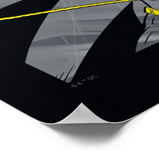 Batman Comic Tri-Panel Graphic Poster (Ecke)