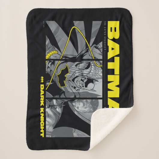 Batman Comic Tri-Panel Graphic Sherpadecke (Vorderseite)