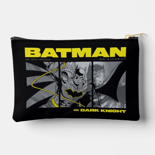 Batman Comic Tri-Panel Graphic Zubehörtasche (Rückseite)
