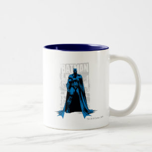 Batman Comic - Vintage Vollansicht Zweifarbige Tasse