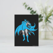 Batman Covers Face Postkarte (Stehend Vorderseite)