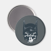 Batman Cowl/Skull-Symbol Magnet (Vorderseite/Rückseite)