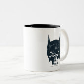 Batman Cowl/Skull-Symbol Zweifarbige Tasse (VorderseiteRechts)