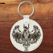 Batman Cowl und Skull Wappen Schlüsselanhänger (Vorderseite)